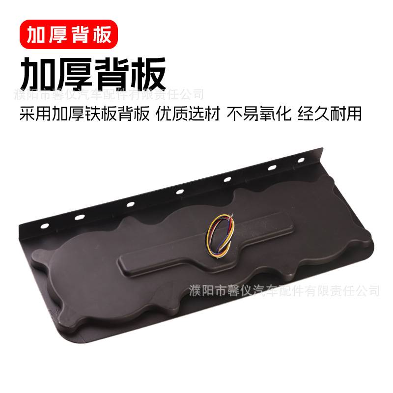 半挂车后尾灯总成24V中集三联LED圆形橡皮灯爆闪灯芯超亮防水尾灯