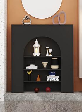 客装饰陈柜仿真壁炉柜民简约白色装饰柜置宿物架列EPZ柜洞厅穴玄