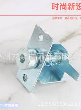 弹簧圆柱锁MS735压缩转舌锁工业柜门锁机械设备门锁配电柜锁