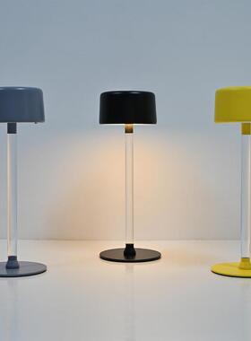 爆款磁吸灯台氛灯创意店装饰酒VWB餐厅吧围台触摸充电夜灯