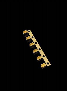 DJ454E 压线扣端子  横带 铜并线扣  U形包线端子 可压0.3-0.5平