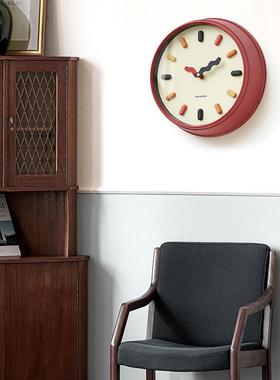 woz5oom屋准免打孔网红MAC0140厅轻奢钟表挂钟创客家用时尚202新