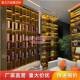 钢极展简窄边板书开柜展厅43458不锈钢示柜客厅金属放格酒柜嵌入