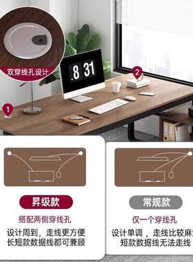 办公桌员工位椅现脑代约电桌组合意式风职员简桌子带储物柜工无品