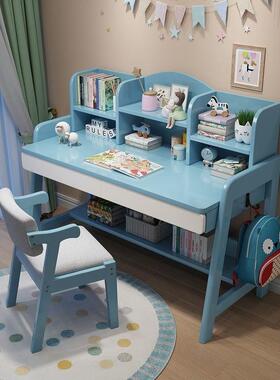 J一P1实木书桌学桌学生习家用书架体卧室68821桌可升降G简约写字桌批