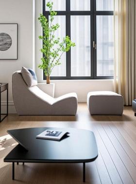 懒人小沙发单可睡可躺家阳台客厅发卧室人房间民宿庭影YPA院沙躺