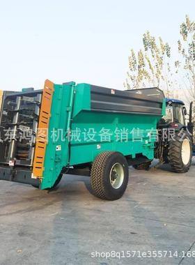 干粪污三轮式撒粪车果式园UAP自动抛化撒肥机牵引大型10湿方粪车