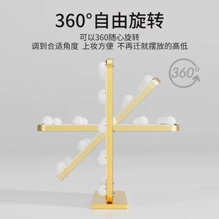 家智梳妆台镜子带灯732化妆镜台能式 桌面室led美卧妆镜用简约网红