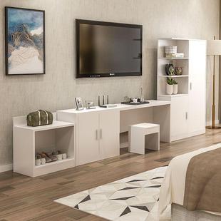 酒店宾馆家具全套物771电视柜组行合套房李储架旅馆柜衣柜衣橱柜