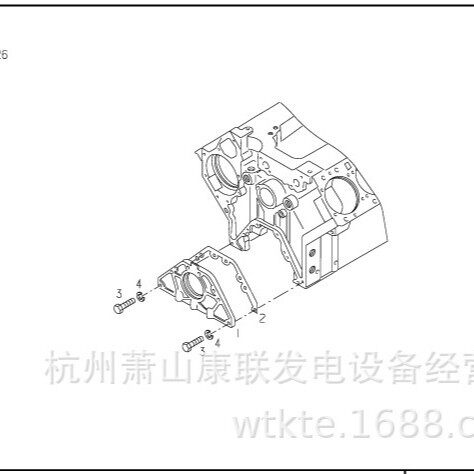 51.01501-6017 1 前盖组件D2842LE203德国曼