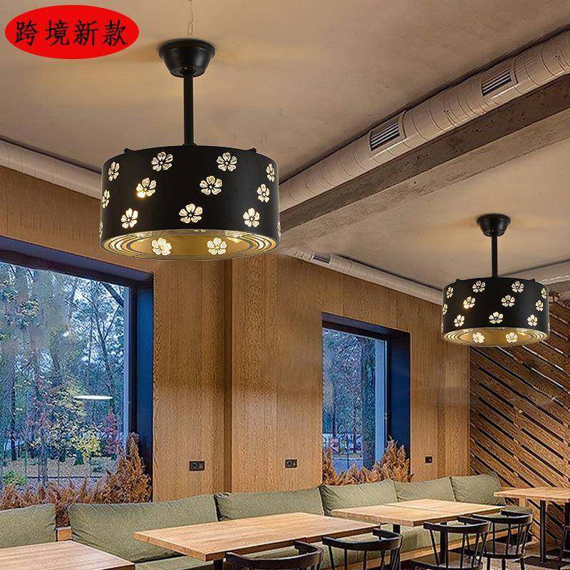 新款跨境美式古工业风扇灯马仿铁艺无品牌/隐厅形风扇灯餐卧室灯,家装灯饰光源,风扇灯,淘宝优惠券,粉丝福利购,淘宝优惠卷