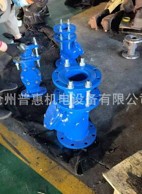 y型拉杆伸缩过滤器ystf球墨铸铁带伸缩器法兰伸缩y型过滤器dn100