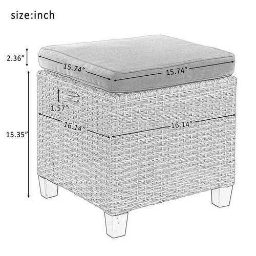 户编藤桌椅外闲休创意藤阳编沙发床花园茶庭院露天藤椅几家具台藤