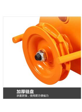 手推跑车单轨行滑车工字钢手2拉滑轨道小跑车车起重吊KBX轮1//3/5