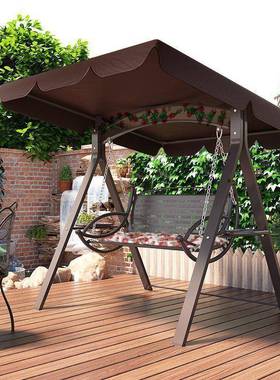 户外KFY吊床秋庭人院荡秋千室外室内小院摇篮家千用花园铁双艺摇