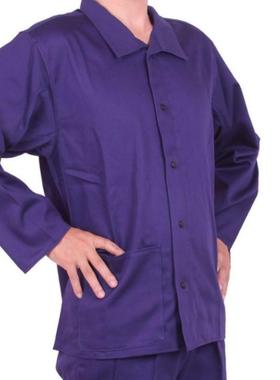 工地威仕-8盾293防燃W630蓝色阻燃焊工工作服厂劳保防护防焊渣家