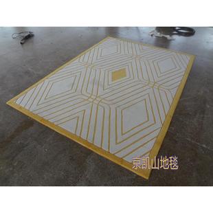 新西进口羊毛欧式复金古色别墅客厅几沙发地兰毯美式卧室床692前