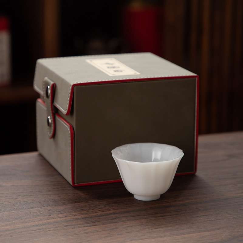 德化陶瓷茶杯主人杯白瓷冰种玉瓷男女个人专用办公室高端精致送礼图片