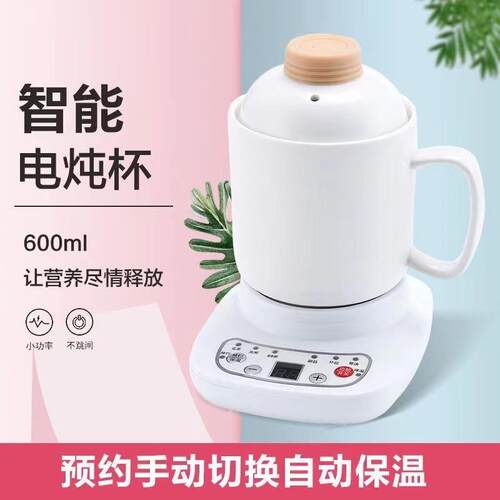 养生壶家用多功能烧水加热杯底座宿舍预约办公室单人小型陶瓷炖盅