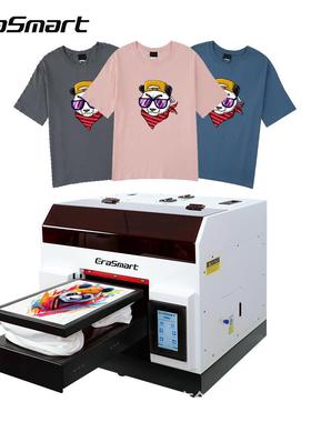 EraSmart A4 DTG纯棉直喷衣服Logo图案打印机t恤数码印花打印机器