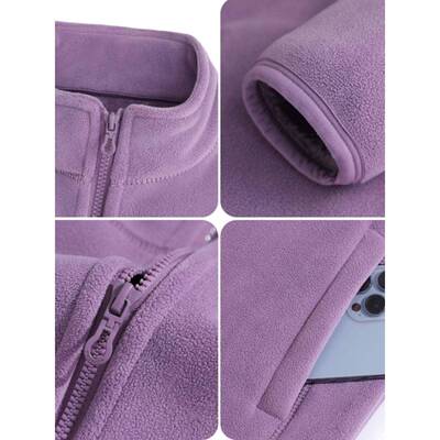 品质摇粒绒ZEV套女DWU款抓奥外粒绒男装穿新款加绒加厚绒衣卫衣高