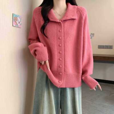 小家吉大尺码女风装秋宽款慵懒冬高领松针织衫PHD加新HIW厚保暖百