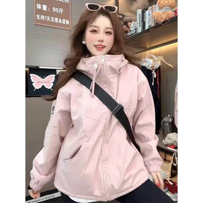 加加双拉炼 炼连帽SSH20241冲服锋衣外套女子025 SSH20241厚2绒冬