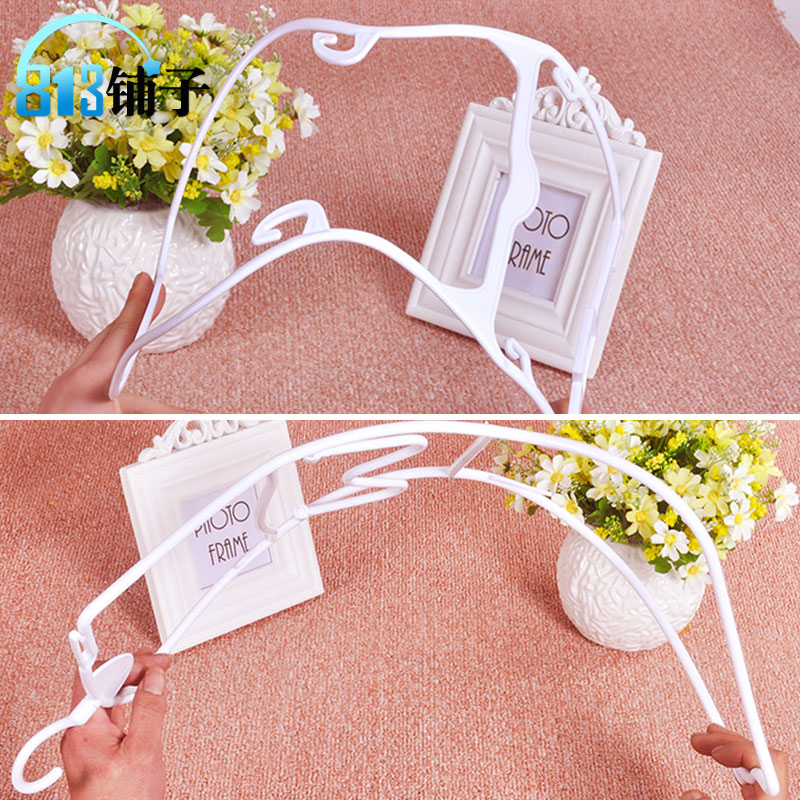 813铺子儿童白色塑料泳装衣架女款泳装展示泳衣女士连体泳服衣撑