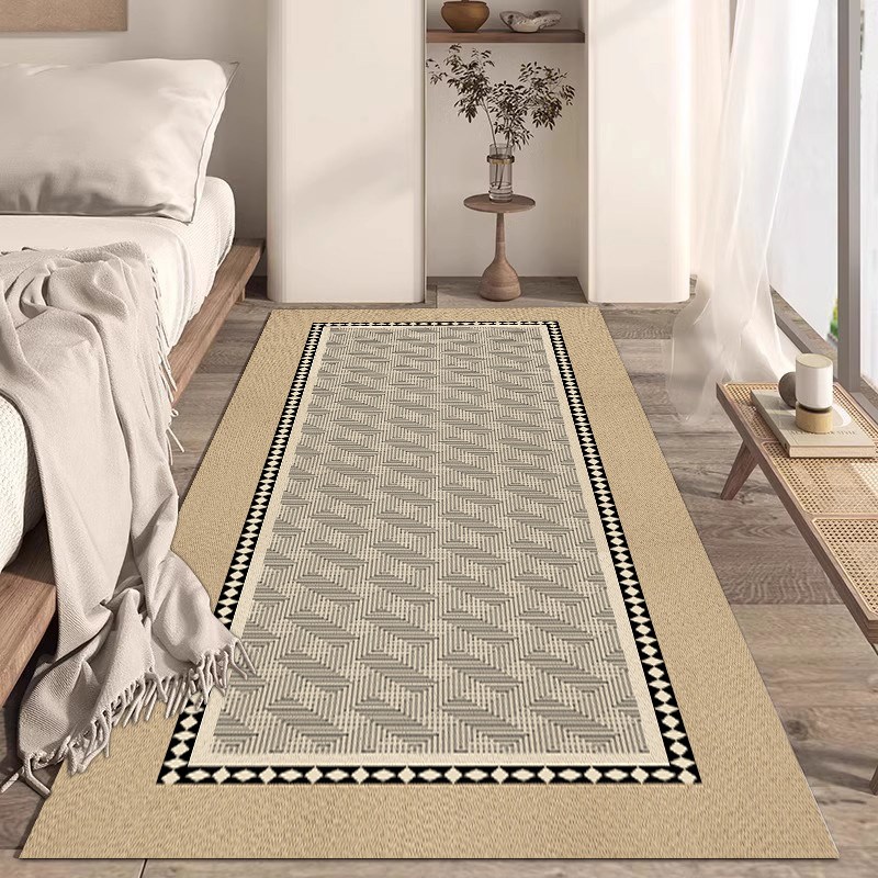 中古风卧室床边毯房间高级感地毯客厅沙发茶几地垫飘窗长条防滑垫