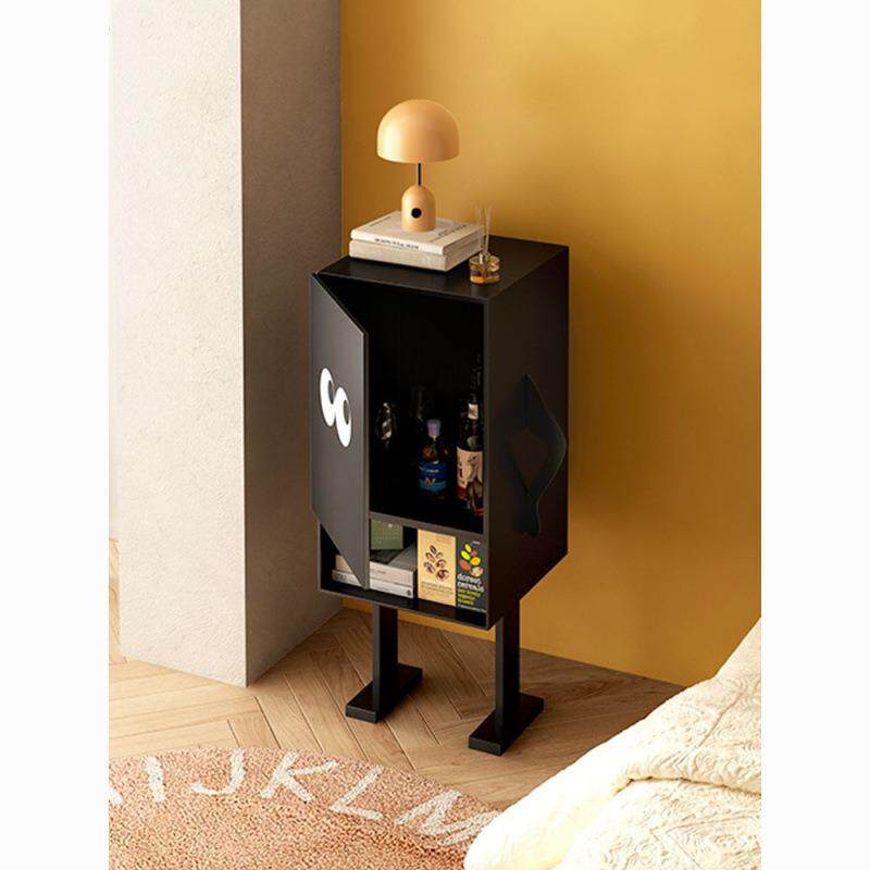 床头柜设计师童趣长脚怪柜子玄关斗柜沙发边柜机器人金属创意窄柜