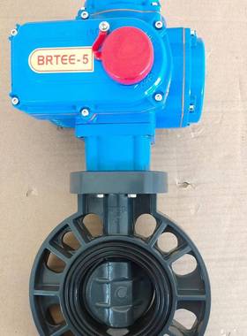 供应UPVC电动蝶阀 EPDM阀座 开关型 24VAC DN80 649元一台