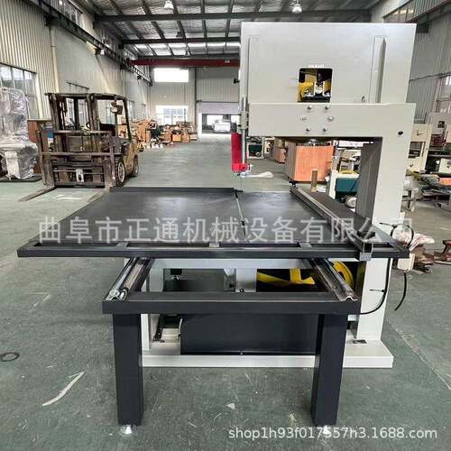 立式新款带锯机 大板开料配加大工作台可自动行走数控立式带锯机