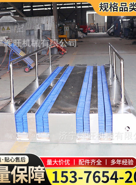 井上清洗靴底洗靴机单通道1*1.8m无动力连接水管喷水式洗靴设备