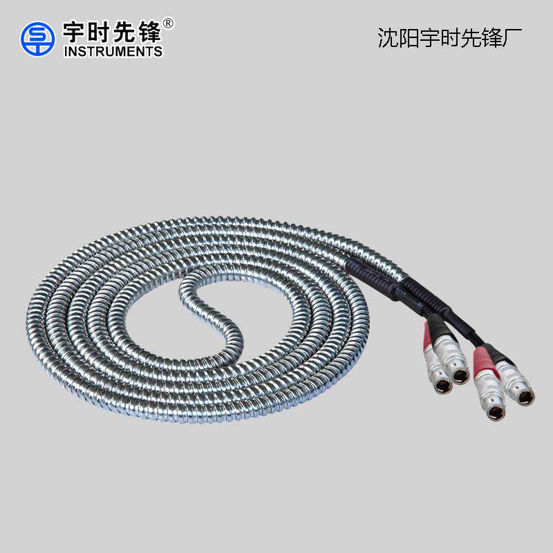LEMO接头双晶盔甲线 双C5-C5/小C5 /L5超声波探头线