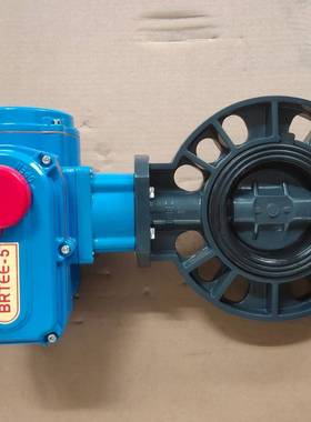 供应UPVC电动蝶阀EPDM 电源AC220V 智能调节型 DN80 1287元一台