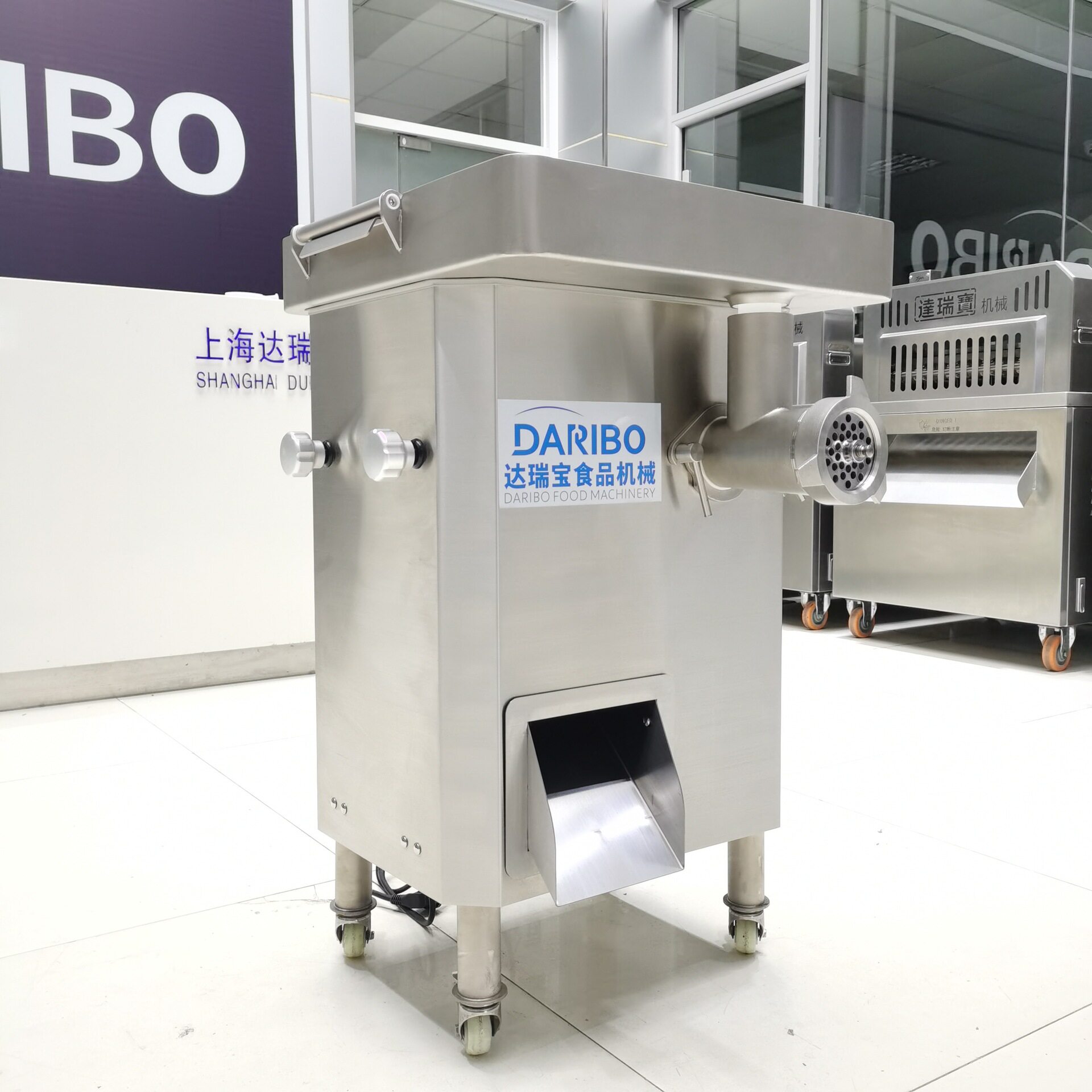 H绞肉切片机商用绞切一体机绞肉切片双功能不锈钢机身