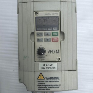 220v 0.4kw 成 VFD004M21A 台达变频器