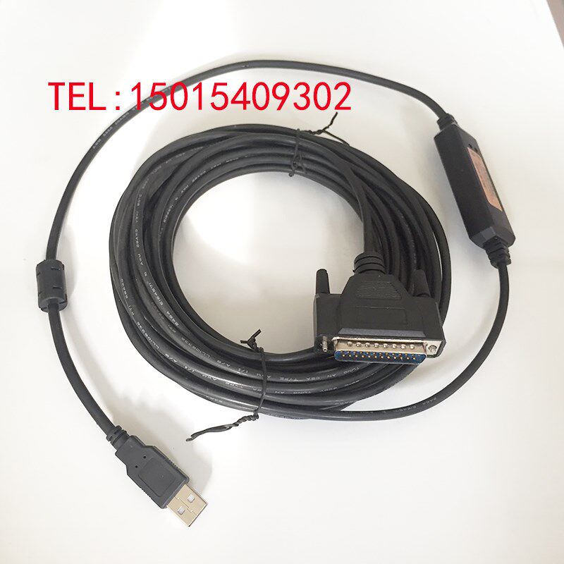 适用三菱系统M60 M70 CNC数控机床通讯下载数据传输线USB转25针