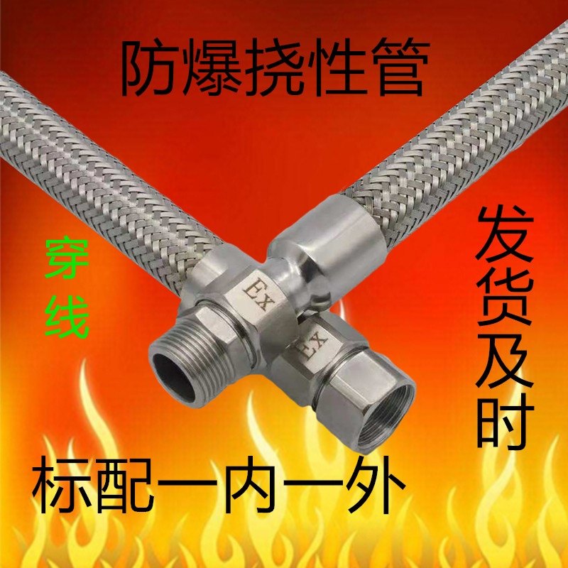BNG飞策防爆挠性管304不锈钢软管连接管穿电缆线DN15 20 25新款