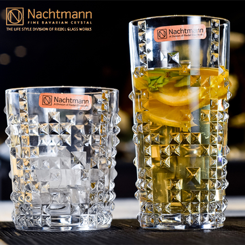 德国Nachtmann进口水晶玻璃威士忌洋酒鸡尾酒杯子水杯果汁饮料杯