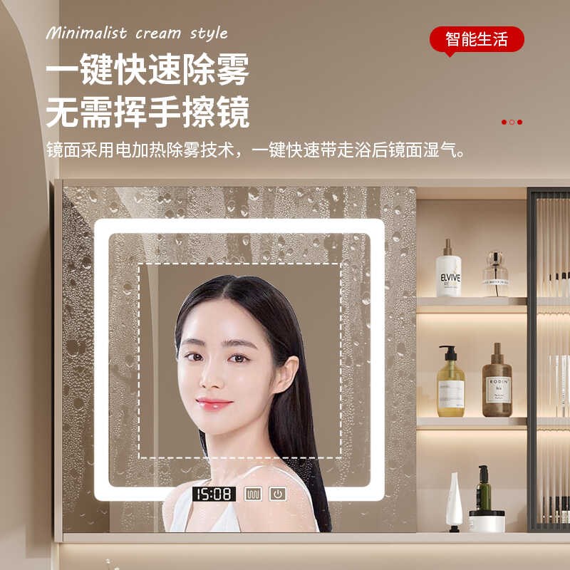 卫生间浴室柜一体陶瓷盆洗脸盆柜实木浴室柜洗手盆洗漱台