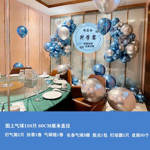 升学宴布置酒店场景氛围装饰中高考大学金榜题名谢师宴气球背景墙