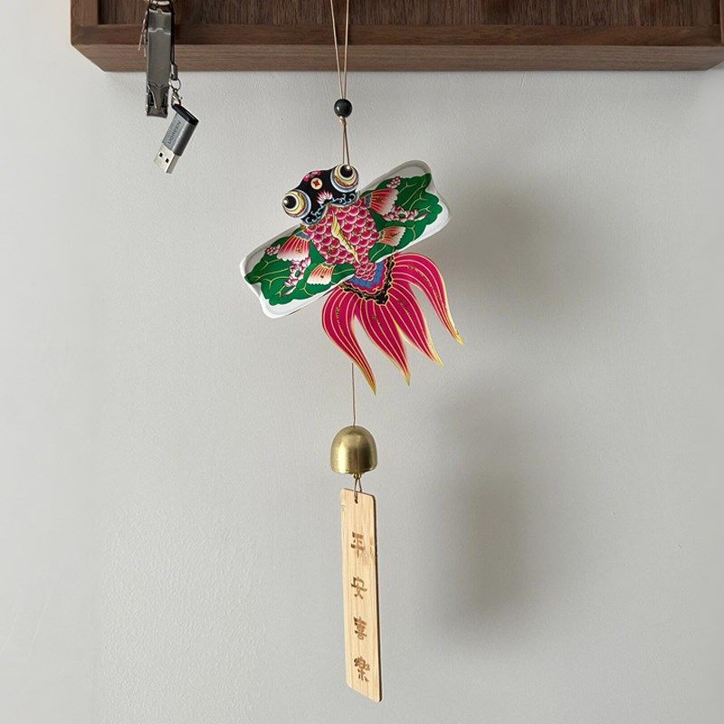 燕子纸鸢铃铛风筝挂饰2025新年房间卧室窗边装饰挂件新家室内布置