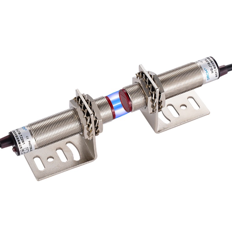 沪工光电开关激光对射式HG-J18-T20N1/2/P1/2红外线感应器m/m18