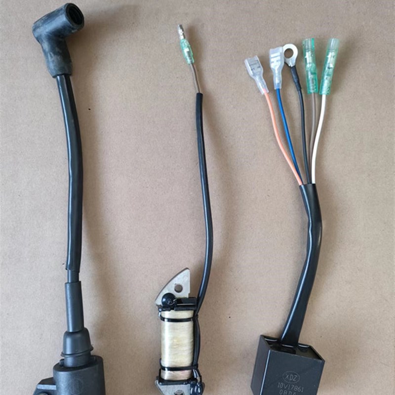 航凯亚岛2冲匹船外机 马达 发动机点火器 线圈高压包原装配件