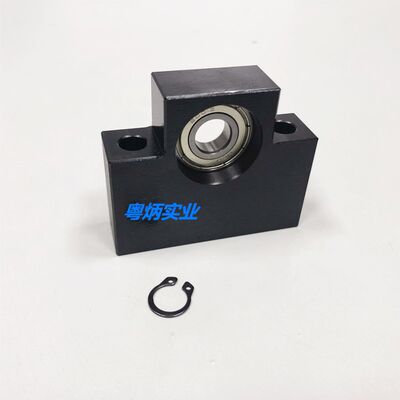 米思米型 30度梯形丝杆 固定侧支座组件MTUZ8 10 12 15方型支撑座