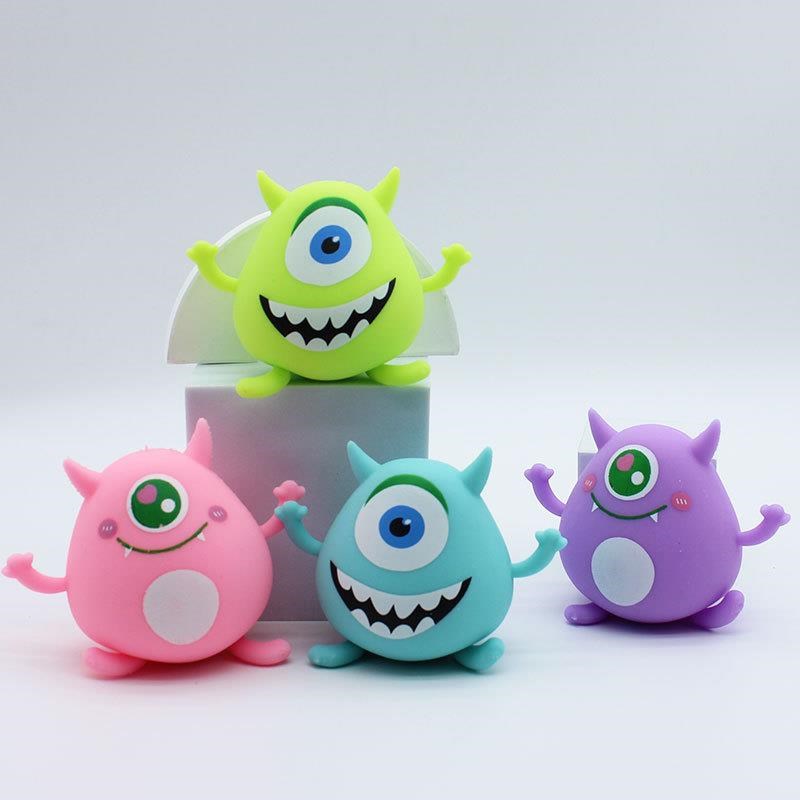 独眼仔大眼仔解压捏捏乐儿童玩具创意减压搞笑整蛊发泄球怪兽玩偶