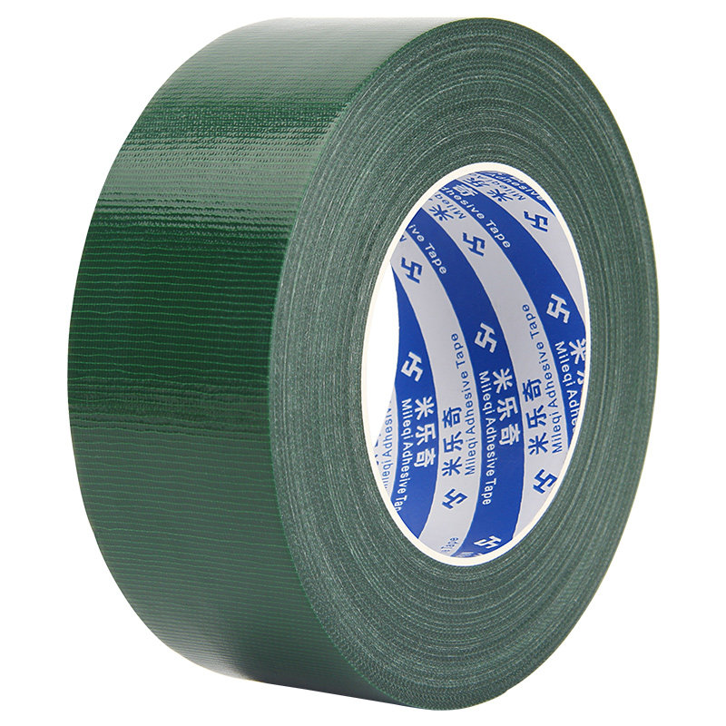 崛起绿色布基胶带强力贴地毯加厚防水篷布修补专用胶带地膜装修地