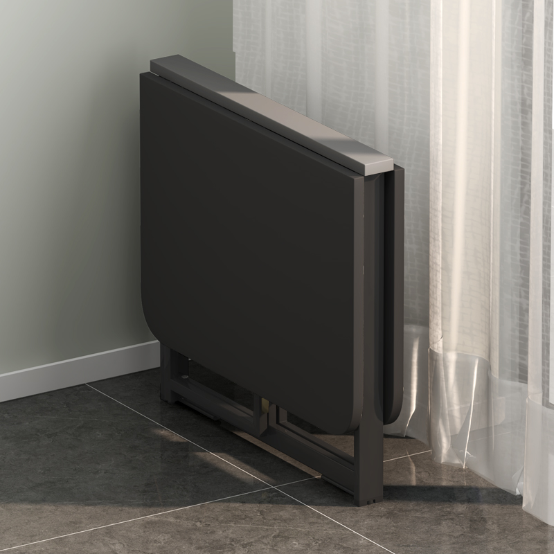 折叠桌家用小户型免安装超薄折叠餐桌简约创意客厅长方形吃饭桌子