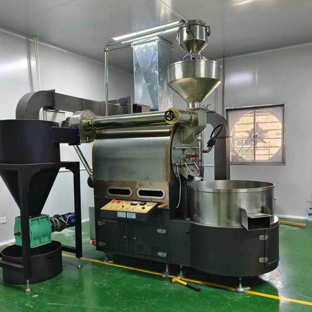 粤鼎锋20公斤咖啡烘焙机烘豆机大型咖啡工厂烘炉咖啡烘焙设备